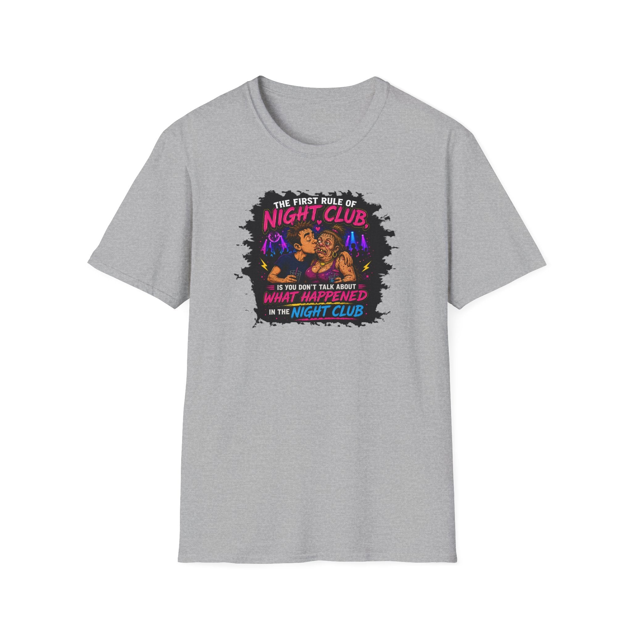 The First Rule Of Night Club, Is You Don't Talk About What Happened In The Night Club - Tee