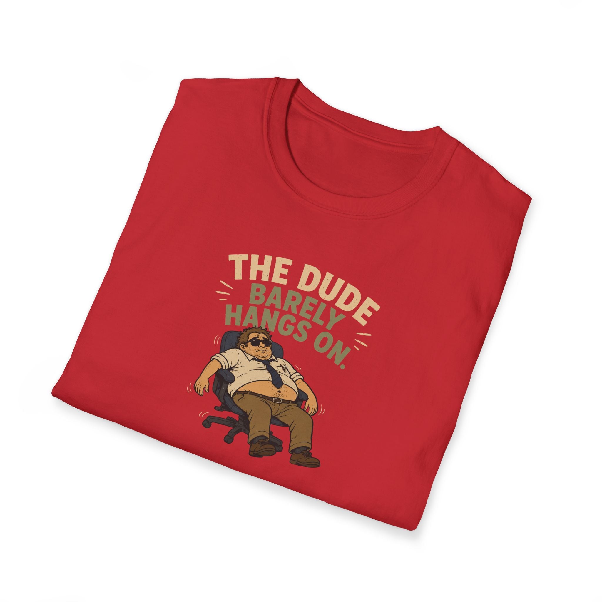The Dude Barely Hangs On - Tee