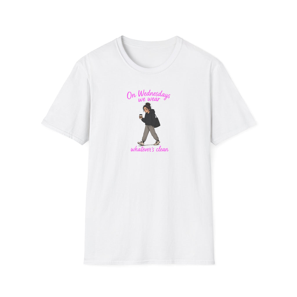 On Wednesdays We Wear Whatever's Clean - Tee