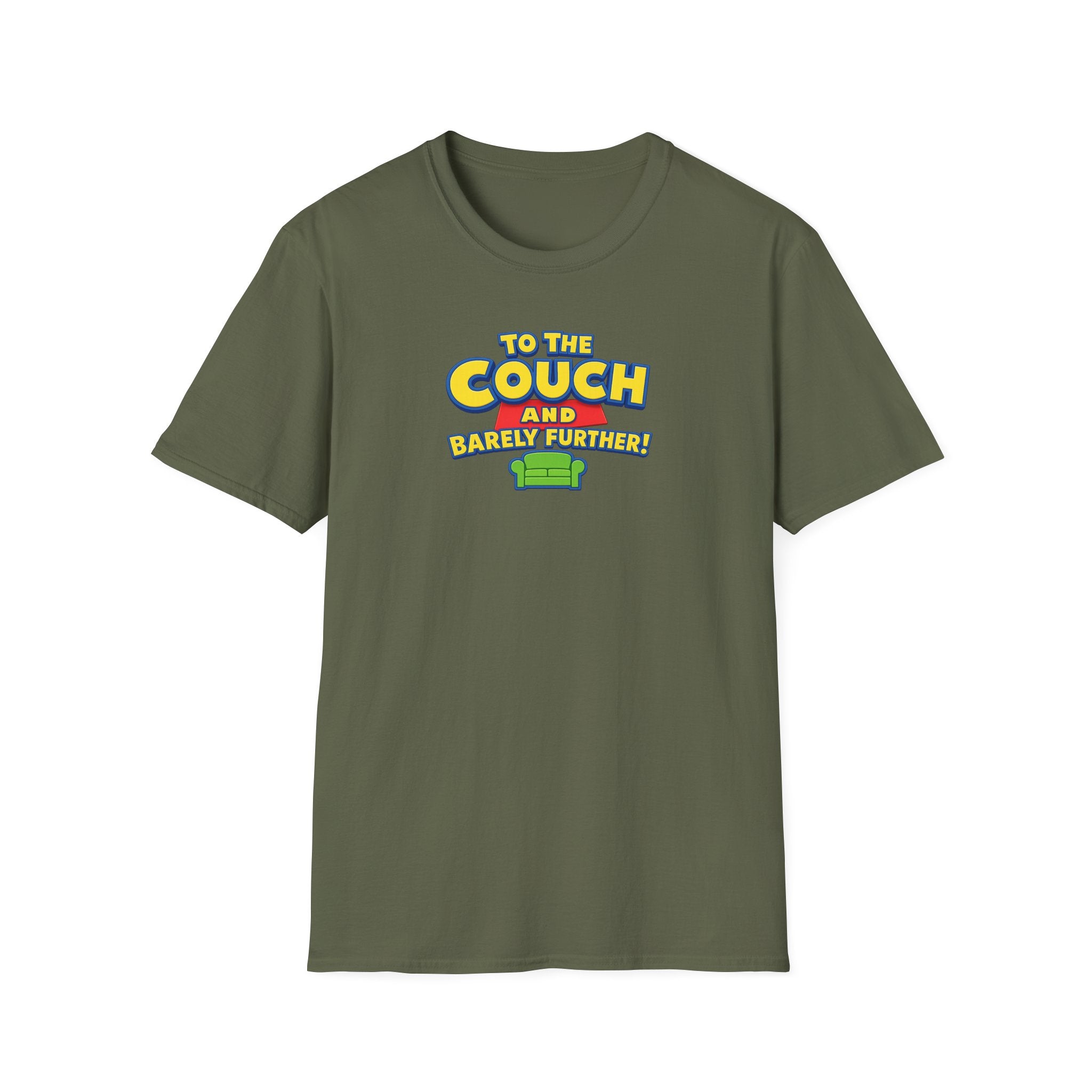 To The Couch And Barely Further - Tee