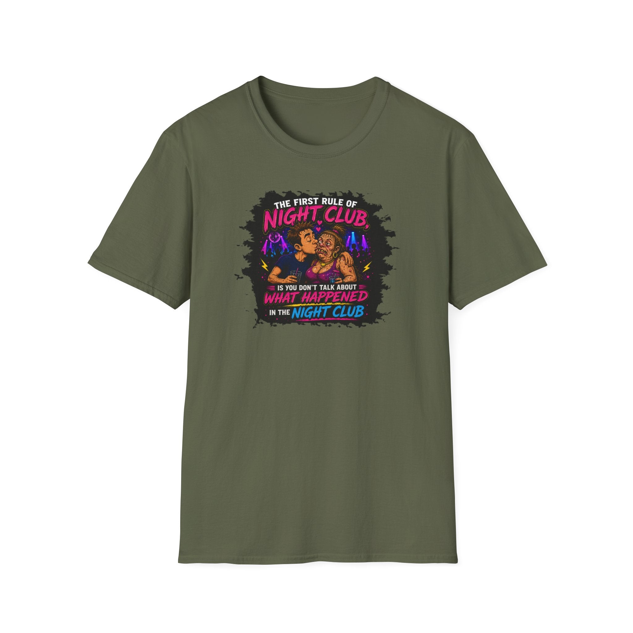 The First Rule Of Night Club, Is You Don't Talk About What Happened In The Night Club - Tee