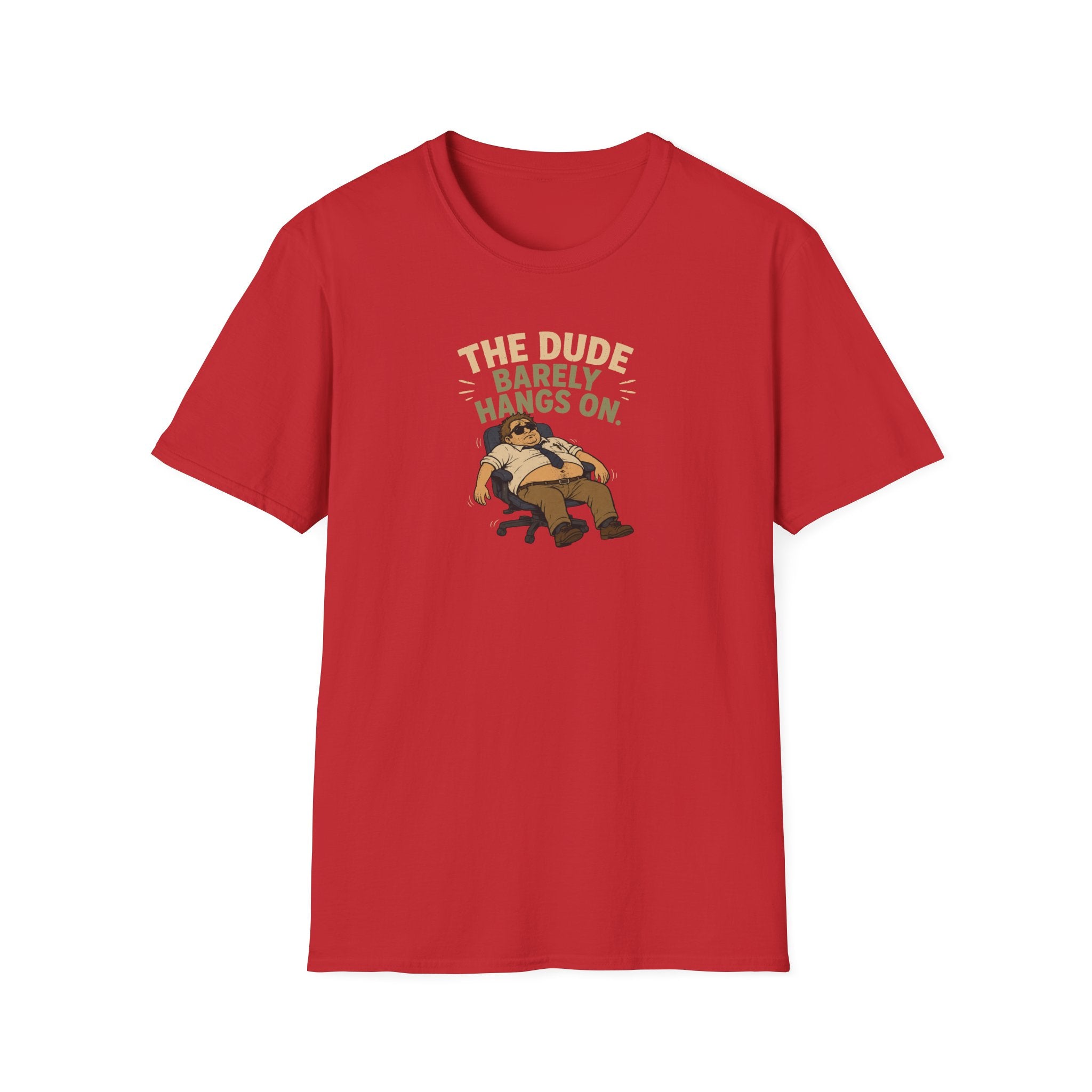 The Dude Barely Hangs On - Tee