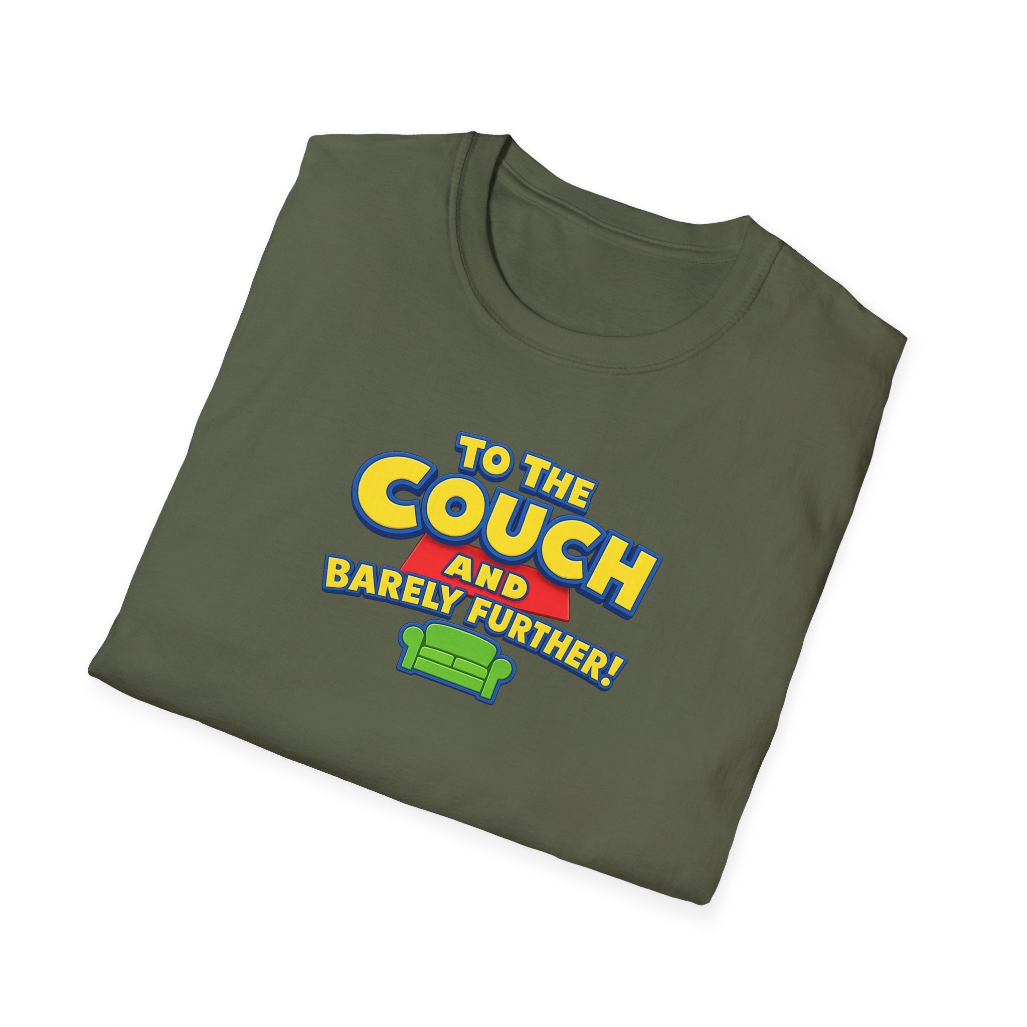To The Couch And Barely Further - Tee