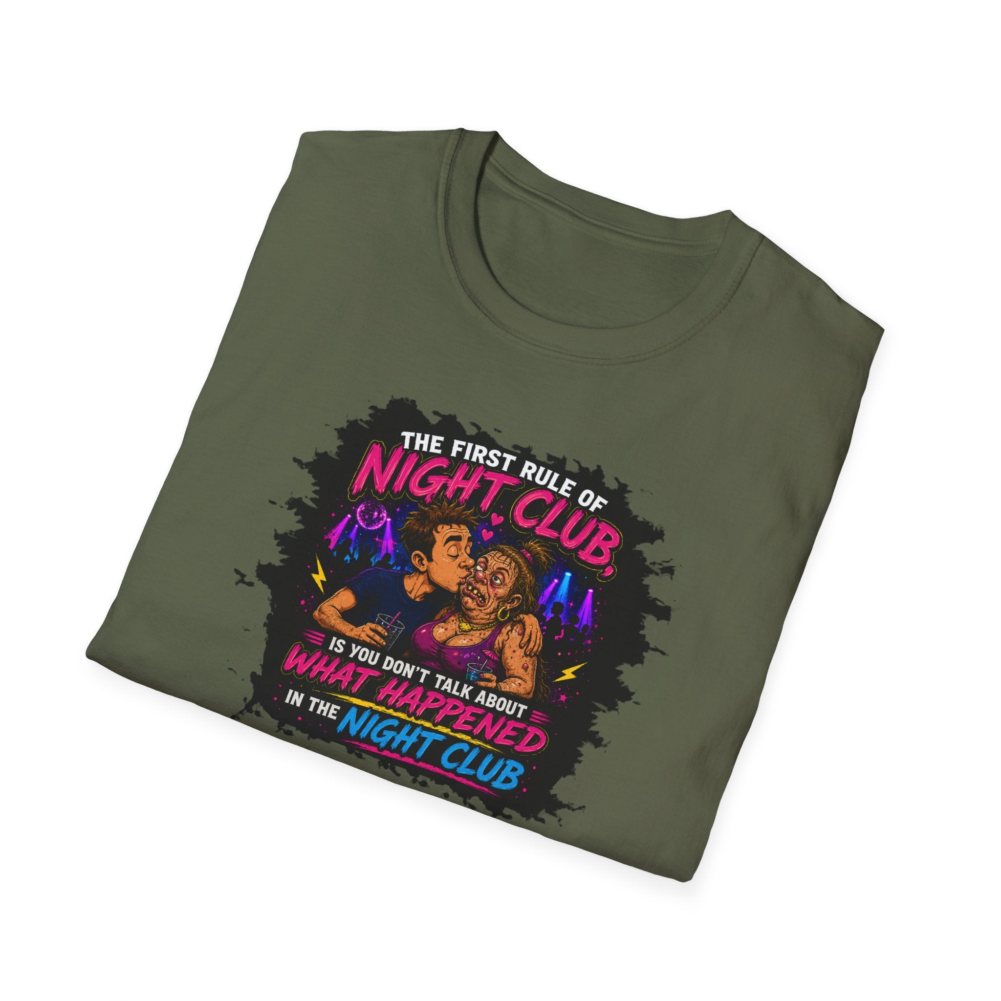 The First Rule Of Night Club, Is You Don't Talk About What Happened In The Night Club - Tee