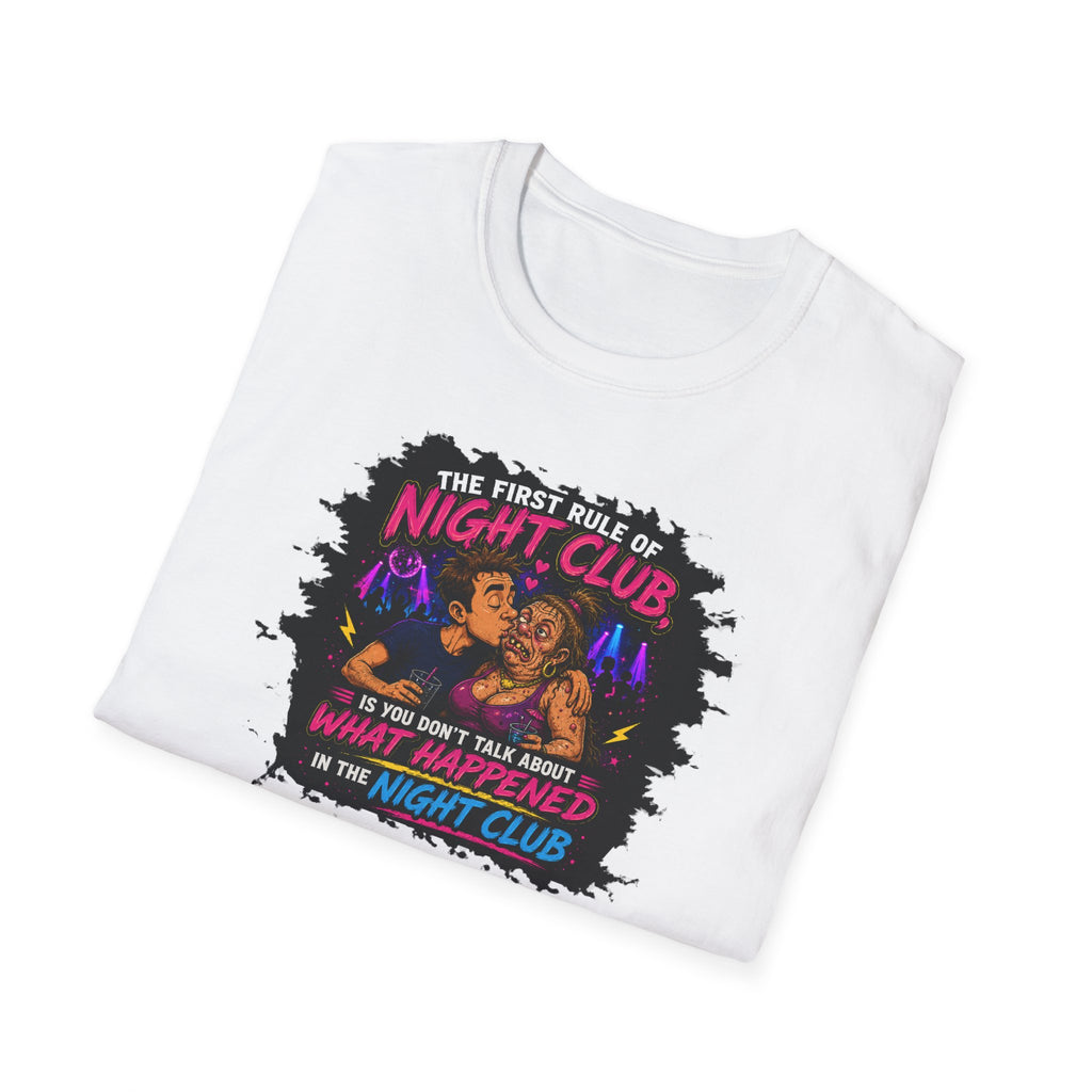 The First Rule Of Night Club, Is You Don't Talk About What Happened In The Night Club - Tee